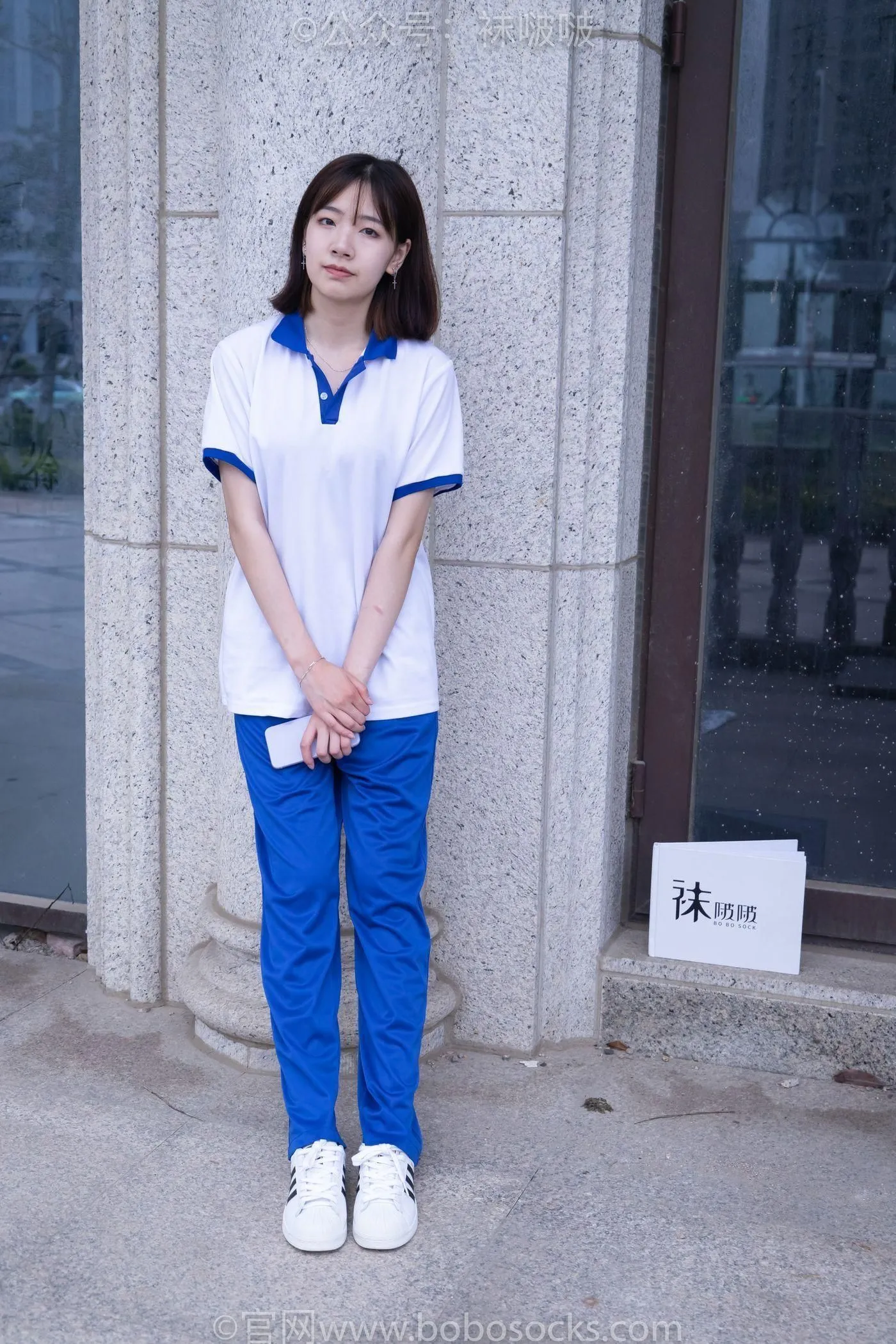 [BoBoSocks袜啵啵]NO.022 小甜豆-校服、贝壳头、白棉袜、肉丝 [140P]插图